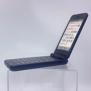 SHARP AQUOS SH-01J Black Android Flip Phone Unlocked SIM Free a2dsdgfk - Afbeelding 1 van 5