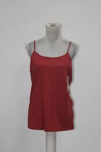 Time and tru Womens Scoop Neck Cami Undershirt (Xlrg 16-18, Rum Red) - Picture 1 of 2