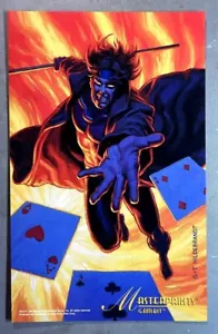 1994 FLEER / MARVEL MASTERPRINTS GAMBIT (NM) HILDERBRANDT BROS. PAINTED ART * - Picture 1 of 2