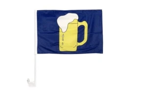Birra Bandiera Auto Bandiere Auto Bandiere 30x40cm - Foto 1 di 1
