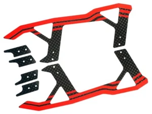 Carbon Fiber Landing Skids(RED)(for MH Landing Gear series 250CFX/270CFX/300CFX) - Picture 1 of 1