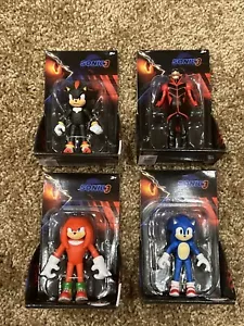 Sonic The Hedgehog 3 Película Ivo Robotnik Knuckles Sonic Shadow Juego Completo 2.5” NUEVO - Imagen 1 de 5