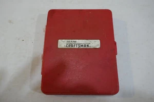 Craftsman  Wood Screw Pilot Bits - Vintage 70s , 80's era in Blow Mold Case - Picture 1 of 6