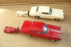  THUNDERBIRD RED AND WHITE DRAG RACE CARS VERY NICE PROCTOR and GAMBLE GO CARS  