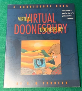 Virtual Doonesbury by Garry Trudeau -SIGNED - 1996 Comic Strips - Picture 1 of 12