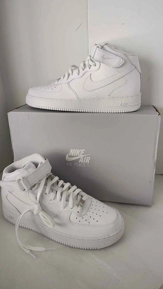 Nike Air Force 1 Mid White for Sale | Authenticity Guaranteed | eBay