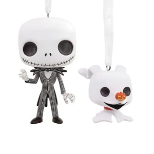 Hallmark Funko Pop Jack Skellington and Zero Nightmare Before Christmas Ornament - Picture 1 of 10