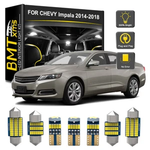 8x Bombillas LED interiores matrícula blanca para Chevrolet Impala 2014-2018 - Imagen 1 de 12