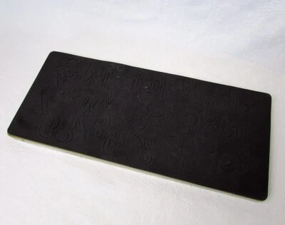 Sizzix Tim Holtz Bigz XL Alterations Die Word Play, Alphabet 657837 Letters - Image 1 of 3