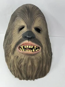 Chewbacca Star Wars Full Head Rubber Halloween Mask Rubie's Costume Licensed - Picture 1 of 6