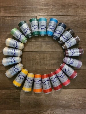 Coats Clark Surelock Serger Overlocking Polyester Thread 3000 yds You Pick Lot - Image 1 of 4