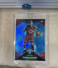 Pascal Siakam Blue Rookie 1/1 2016 Totally Certified RC Raptors  1 Of 1
