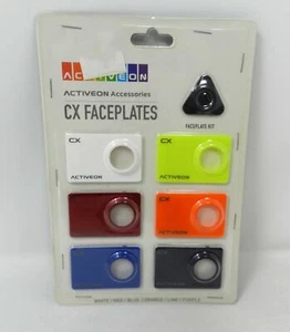 Activeon Accessories CX Faceplates 6 Colors (Black) - Picture 1 of 1