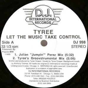 TYREE LET THE MUSIC TAKE CONTROL 12" NEAR MINT - Picture 1 of 1