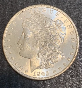 1902-O  New Orleans  Mint Silver Morgan Dollar  lot # 1752 - Picture 1 of 6