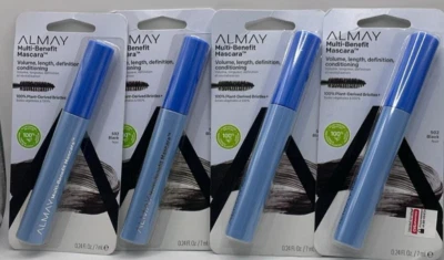 4PK Almay Multi Benefit Mascara ~ 502 Black ~ 0.24 FL OZ EACH ~ FAST SHIPPING - Image 1 of 2