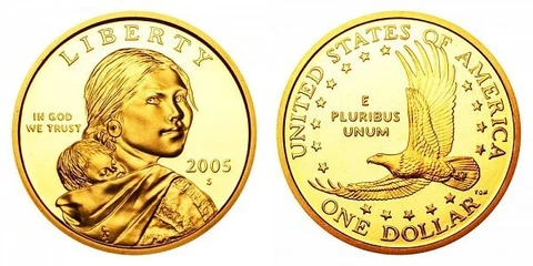 2005 S Sacagawea Native American Dollar Cover