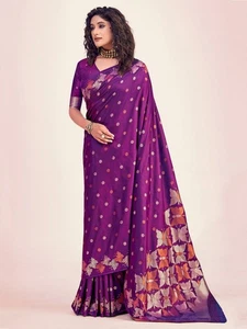 Indian Bollywood Sari Pakistani Sarees Party Wear Wedding Saree Blouse Designer - Picture 1 of 4