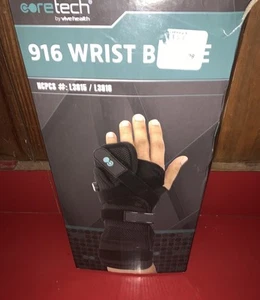 New Open Box - CORETECH 916 Left/Right Universal Wrist Brace/Splint - Black - Picture 1 of 9