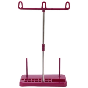 Purple Sewing Machine Thread Stand Detachable 3 Spools Holder  Household Sewing - Picture 1 of 11