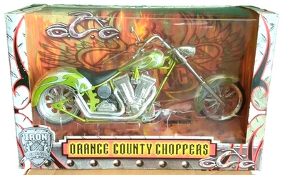Orange County Choppers Iron Legends Emerald Flame Motorcycle - Image 1 of 4