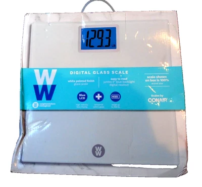 Conair  Weight Watchers Digital Glass Scale w/Jumbo 2" Display - Model: WW514Z - Image 1 of 3