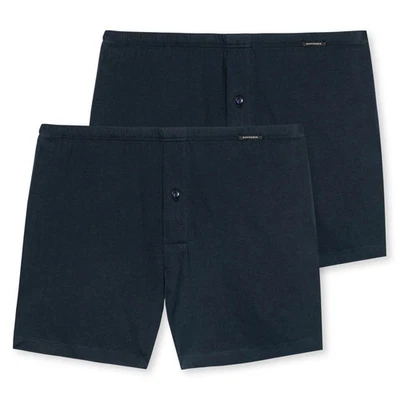 Schiesser Calzoncillos Hombre, 2er Paquete - Jersey Shorts,Algodón,Monocromo - Imagen 1 de 4