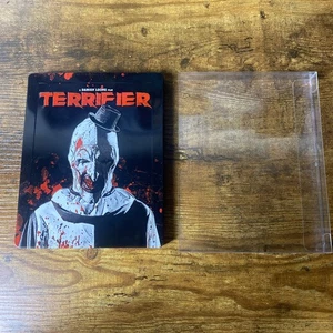 TERRIFIER 1 STEELBOOK BLU-RAY/DVD Damien Leone Art the Clown - With Poster - Imagen 1 de 10