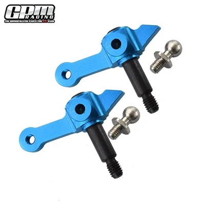 Brazo de nudillo delantero de aluminio GPM para TAMIYA DT-03 Foto 1 de 4