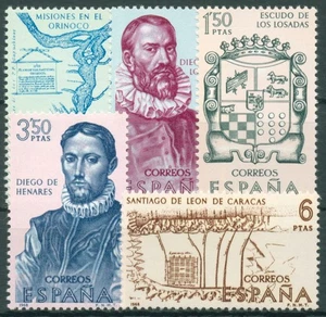 Spanien 1968 Entdecker und Eroberer Amerikas 1782/86 postfrisch - Picture 1 of 1