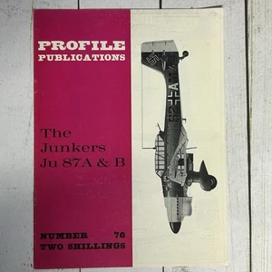 Vintage Back Issue of Profile Publications - The Junkers Ju 87 A & B - No. 76 - Bild 1 von 6