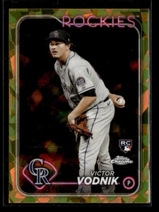 2024 Topps Cromo Zafiro Victor Vodnik Oro/50 Rookie RC - Imagen 1 de 2