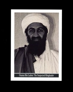 RARE 2001 Topps Enduring Freedom OSAMA BIN LADEN : THE SUSPECTED RINGLEADER - NM - Picture 1 of 1