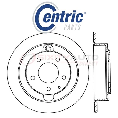Centric C-TEK Disc Brake Rotor for 1995-2002 Mazda Millenia 2.3L 2.5L V6 - la - Image 1 of 4