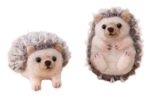 Hamanaka Wool Felting Kit Needle Felting Hedgehog - Picture 1 of 5