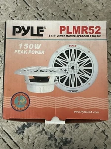 Pyle 5.25" Rustproof Waterproof Marine Speakers 75W RMS 2-Way Full Range (Pair) - Picture 1 of 4