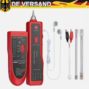 Rilevatore di linee rilevatore di linee rilevatore di linee corrente cercatore di cavi tester di cavi DE - Foto 1 di 11