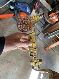 Antique Cast Iron Horse Drawn Hook & Ladder Fire Wagon Toy Part Ca. 1890 - Picture 1 of 10