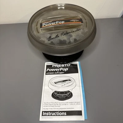 Microondas Presto PowerPop Multi-Popper Palomitas Orville Redenbacher Foto 1 de 4