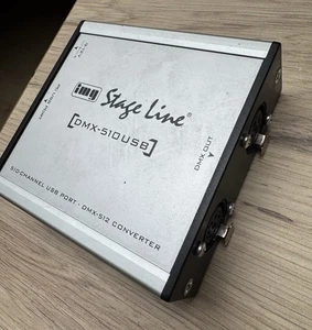 img stage line DMX-510USB, XLR 5-Pol und 3-Pol, incl. Netzteil und USB-Kabel - Bild 1 von 2