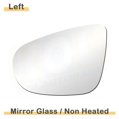 Reemplazo de cristal espejo retrovisor para VW Volkswagen Golf GTI 2012-2014 lado izquierdo plano 4370 Foto 1 de 4
