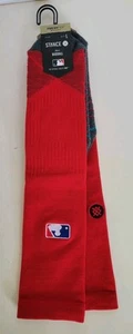 Stance MLB Diamond Pro einfarbige rote OTC Socken Größe Large NEU - Bild 1 von 6
