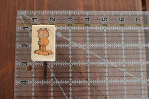 Nueva estampida de goma Garfield ¿QUÉ? Sello de madera de pie dibujos animados de gato - Imagen 1 de 4