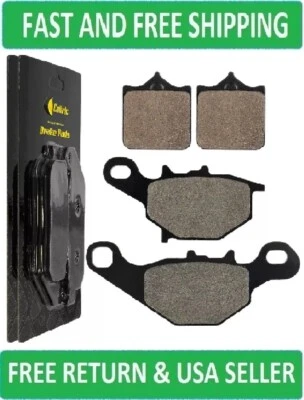 Pastillas de freno delanteras y traseras Caltric para Suzuki RM85 RM85L 2002 2003 2004 Foto 1 de 4