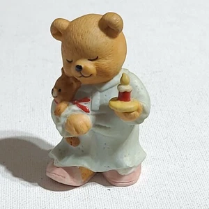 Estatuilla de Colección BC Bronson Oso de Peluche Porcelana Bisque Arte Oso Listo para Cama - Imagen 1 de 5