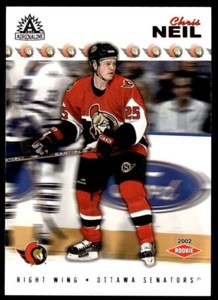 2001-02 Pacific Adrenaline Retail Chris Neil Ottawa Senators #218