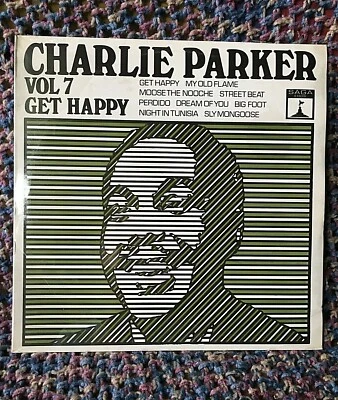 CHARLIE PARKER VINYL vol 7 get happy LP SEALED 1969 UK Import JAZZ Laminated - Image 1 of 4