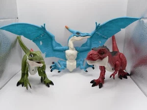 Robo Alive Dino Action Pterodactyl, Raptor & T-Rex Robotic Pet Figure 3-Pack - Bild 1 von 9