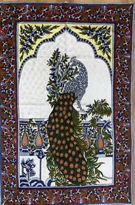 Oriental Persian Kashmir Handmade Wool Rug Wall Hanging Design Home Room Floor - Picture 1 of 12
