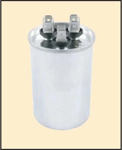 NTE MRRC370V7R5/15, 7.5uF and 15uF @ 370V AC, Dual Motor Run Capacitor - Picture 1 of 2